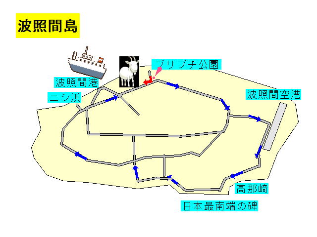 波照間の地図