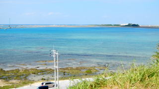 瀬底島からの景色