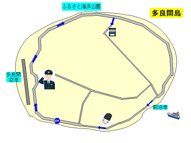 多良間の地図