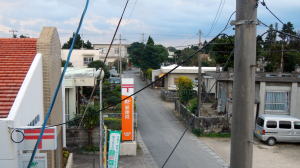 宿の部屋から