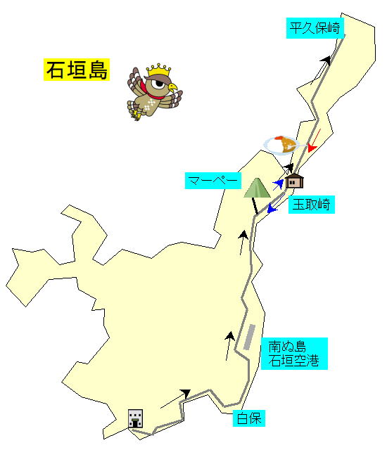 石垣島の地図